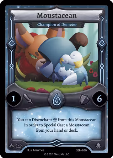 Moustacean - Champion of Demeter (SSH-030), Divine Champions: Snowshade — Elestrals card price