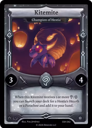 Kitemite - Champion of Hestia (SSH-042), Divine Champions: Snowshade — Elestrals card price