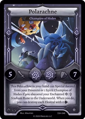 Polarachne - Champion of Hades (SSH-048), Divine Champions: Snowshade — Elestrals card price