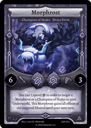 Morphrost - Champion of Hades - Draco Form (SSH-053), Divine Champions: Snowshade — Elestrals card price