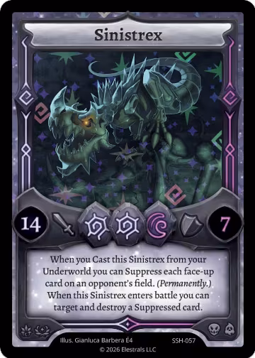 Sinistrex (SSH-057), Divine Champions: Snowshade — Elestrals card price