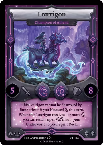 Lourigon - Champion of Athena (SSH-065), Divine Champions: Snowshade — Elestrals card price