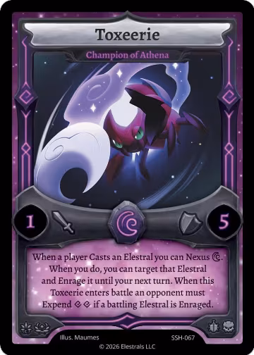 Toxeerie - Champion of Athena (SSH-067), Divine Champions: Snowshade — Elestrals card price