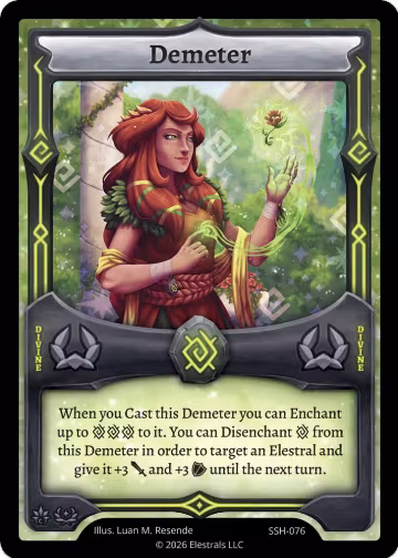 Demeter (SSH-076), Divine Champions: Snowshade — Elestrals card price