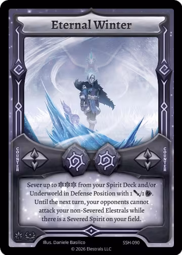 Eternal Winter (SSH-090), Divine Champions: Snowshade — Elestrals card price