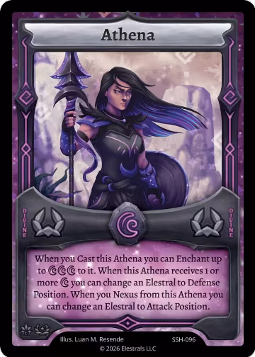 Athena (SSH-096), Divine Champions: Snowshade — Elestrals card price