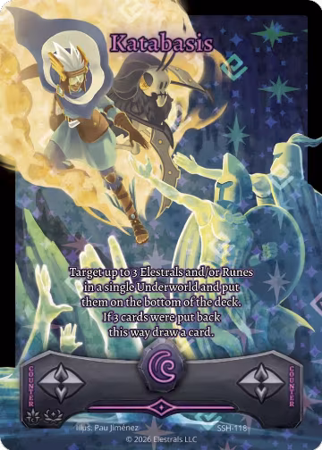 Katabasis (Full Art) (SSH-118), Divine Champions: Snowshade — Elestrals card price