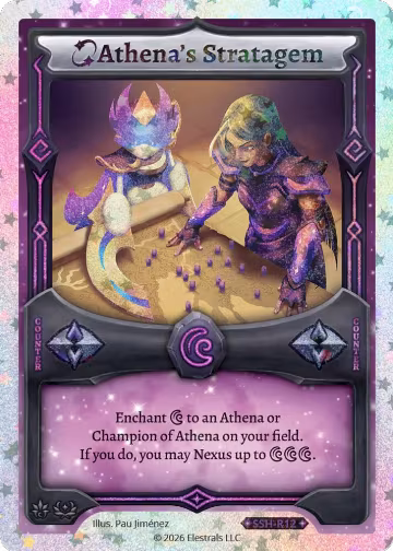 Athena's Stratagem (Stellar) (SSH-R12), Divine Champions: Snowshade — Elestrals card price