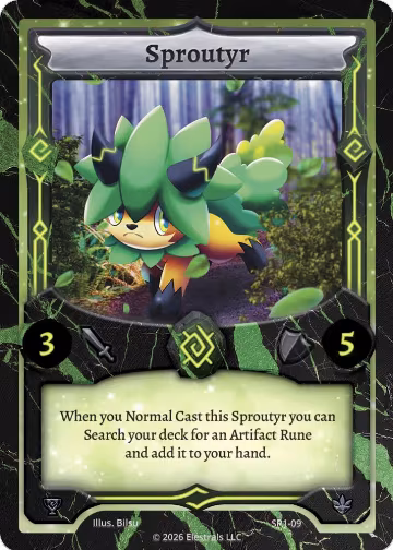 Sproutyr (SP1-09), Starter Pack — Elestrals card price