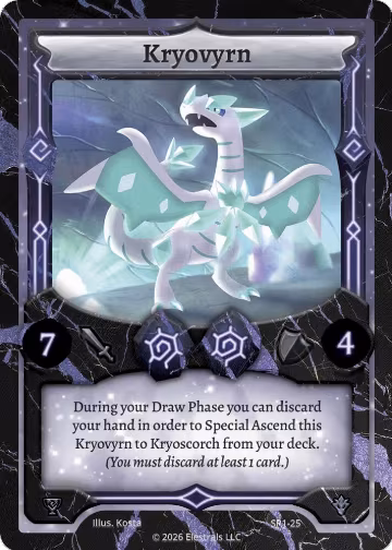 Kryovyrn (SP1-25), Starter Pack — Elestrals card price