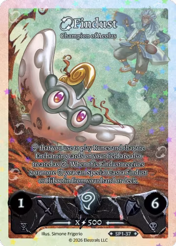 Findust - Champion of Aeolus (SP1-37), Starter Pack — Elestrals card price