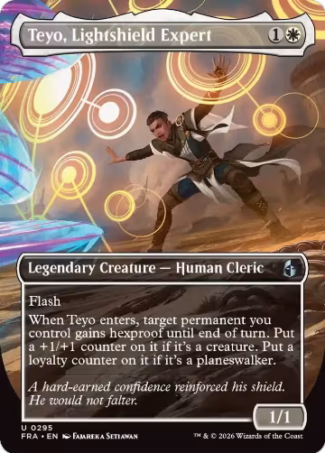 Teyo, Lightshield Expert (Borderless) (295), Reality Fracture — Magic card price