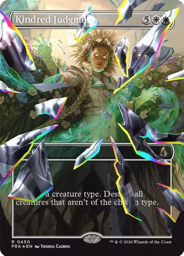 Kindred Judgment (Borderless) (Facet Foil) (450), Reality Fracture — Magic card price