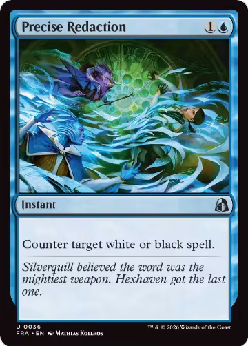 Precise Redaction (36), Reality Fracture — Magic card price