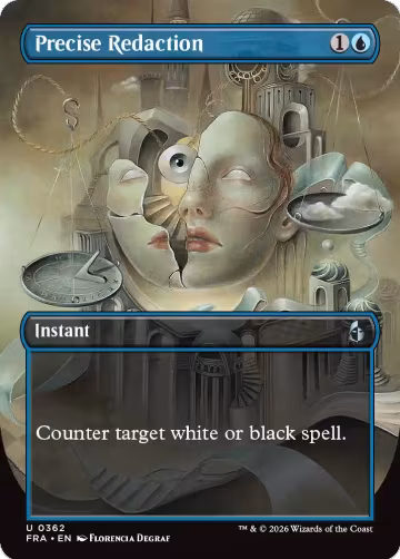 Precise Redaction (Borderless) (362), Reality Fracture — Magic card price