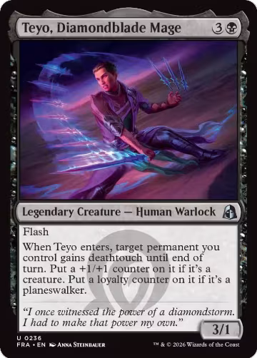 Teyo, Diamondblade Mage (236), Reality Fracture — Magic card price