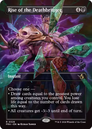 Rise of the Deathbringer (Borderless) (326), Reality Fracture — Magic card price