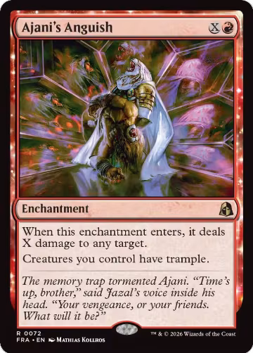 Ajani's Anguish (72), Reality Fracture — Magic card price
