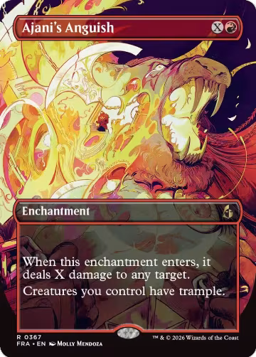Ajani's Anguish (Borderless) (367), Reality Fracture — Magic card price