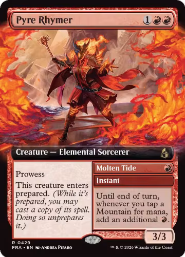 Pyre Rhymer (Extended Art) (429), Reality Fracture — Magic card price
