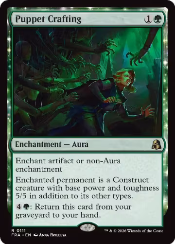 Puppet Crafting (111), Reality Fracture — Magic card price