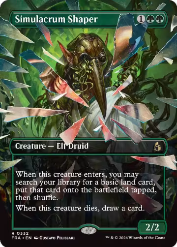 Simulacrum Shaper (Borderless) (332), Reality Fracture — Magic card price