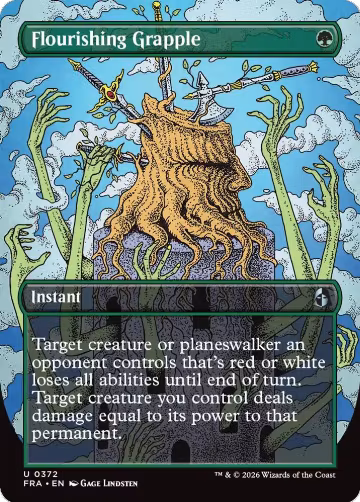 Flourishing Grapple (Borderless) (372), Reality Fracture — Magic card price