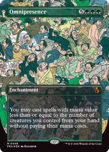 Omnipresence (Borderless) (0448) (448), Reality Fracture — Magic card price