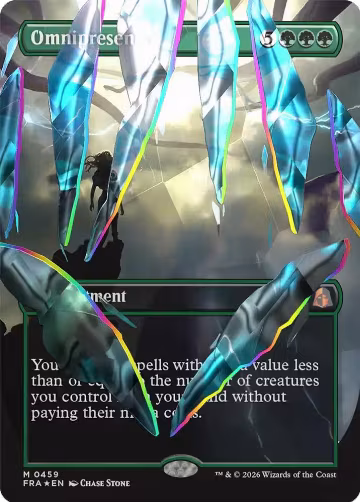 Omnipresence (Borderless) (Facet Foil) (0459) (459), Reality Fracture — Magic card price