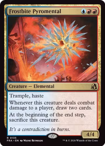 Frostbite Pyromental (135), Reality Fracture — Magic card price