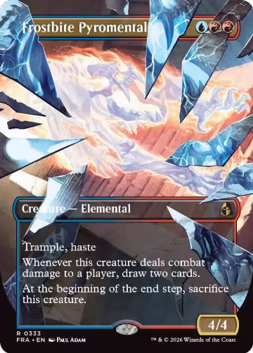 Frostbite Pyromental (Borderless) (333), Reality Fracture — Magic card price
