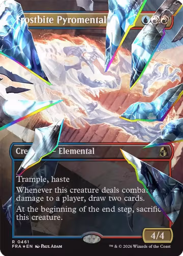 Frostbite Pyromental (Borderless) (Facet Foil) (461), Reality Fracture — Magic card price