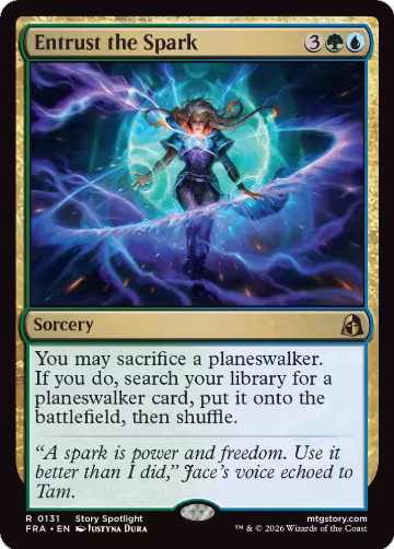 Entrust the Spark (131), Reality Fracture — Magic card price