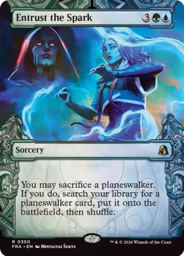 Entrust the Spark (Showcase) (350), Reality Fracture — Magic card price
