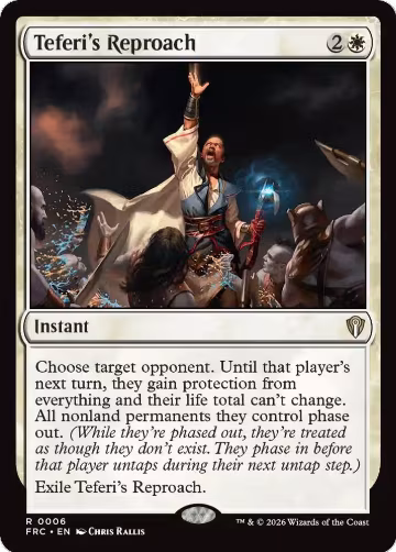 Teferi's Reproach (6), Commander: Reality Fracture — Magic card price