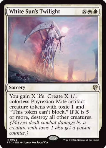 White Sun's Twilight (38), Commander: Reality Fracture — Magic card price