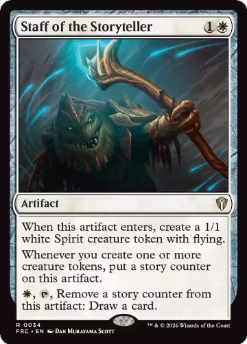 Staff of the Storyteller (34), Commander: Reality Fracture — Magic card price