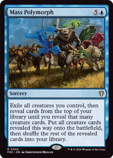 Mass Polymorph (42), Commander: Reality Fracture — Magic card price