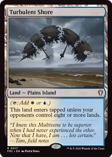 Turbulent Shore (17), Commander: Reality Fracture — Magic card price