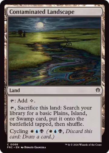 Contaminated Landscape (68), Commander: Reality Fracture — Magic card price