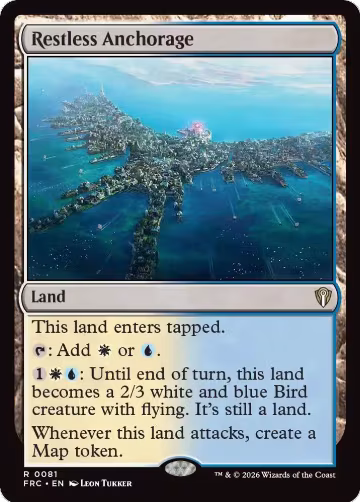 Restless Anchorage (81), Commander: Reality Fracture — Magic card price