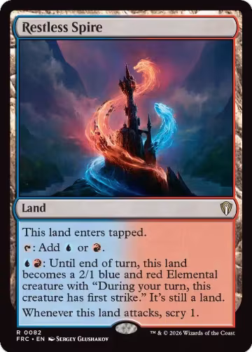 Restless Spire (82), Commander: Reality Fracture — Magic card price