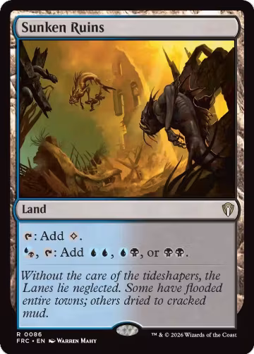 Sunken Ruins (86), Commander: Reality Fracture — Magic card price