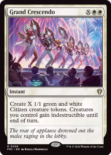 Grand Crescendo (26), Commander: Reality Fracture — Magic card price