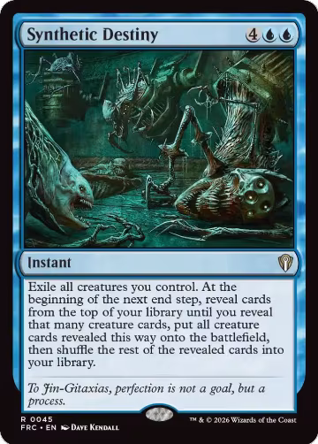 Synthetic Destiny (45), Commander: Reality Fracture — Magic card price