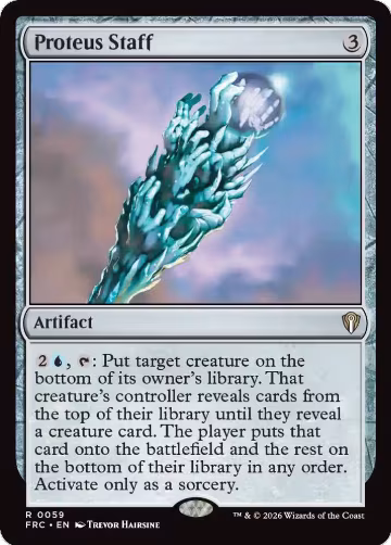 Proteus Staff (59), Commander: Reality Fracture — Magic card price