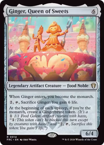 Ginger, Queen of Sweets (14), Commander: Reality Fracture — Magic card price