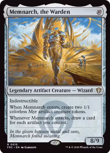 Memnarch, the Warden (15), Commander: Reality Fracture — Magic card price