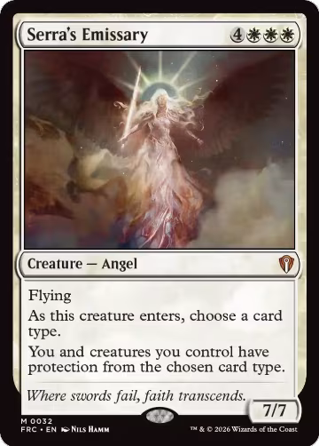 Serra's Emissary (32), Commander: Reality Fracture — Magic card price