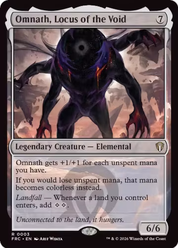 Omnath, Locus of the Void (3), Commander: Reality Fracture — Magic card price